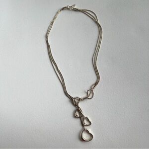 Tiffany & Co Elsa Peretti 925 silver open heart necklace